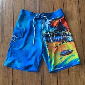 Men’s Guy Harvey Swim Trunks